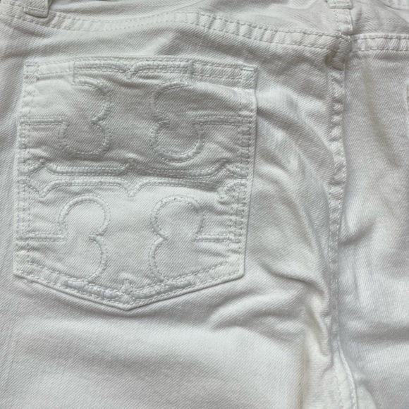 TORY BURCH White Classic Bootcut jean - Picture 4 of 4
